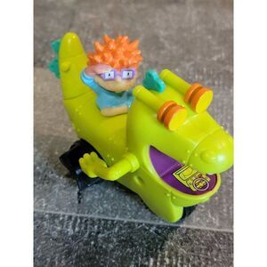 Burger King Rugrats Chuckie dinosaur car toy figure
